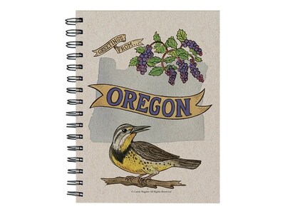TF Publishing Greetings From Oregon Soft Journal, 7 x 9, Kraft (99-OREG1)