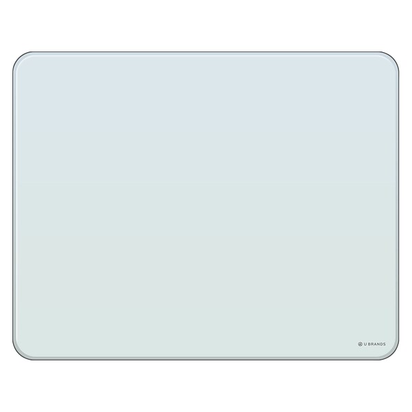 U Brands Cubicle Glass Dry-Erase Whiteboard, 1.7 x 1.3 (3032U00-01)