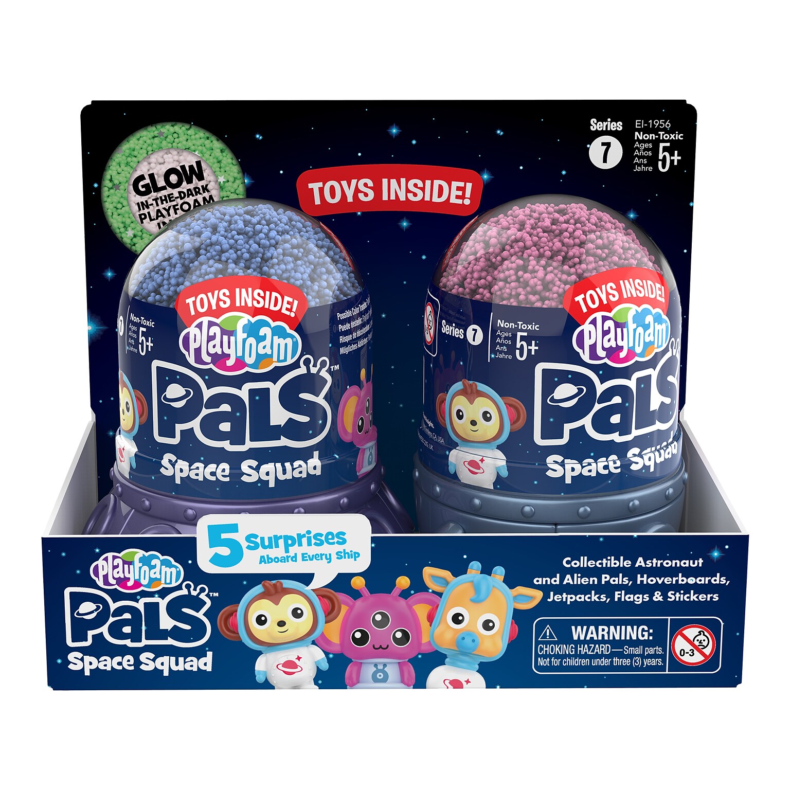 Playfoam Pals Space Squad, Assorted Colors, 2/Pack (1956)