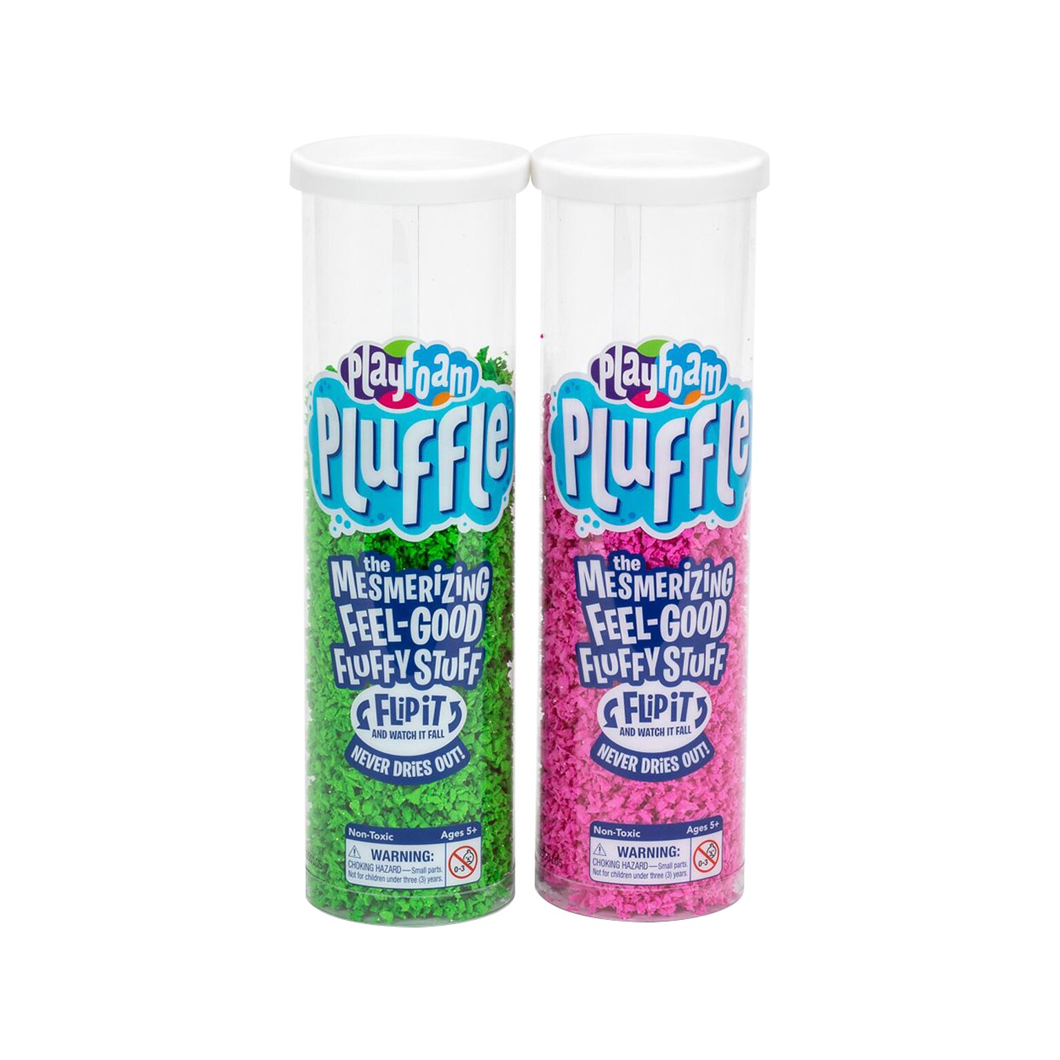 Playfoam Pluffle, Pink/Green, 2/Pack (1941-B)