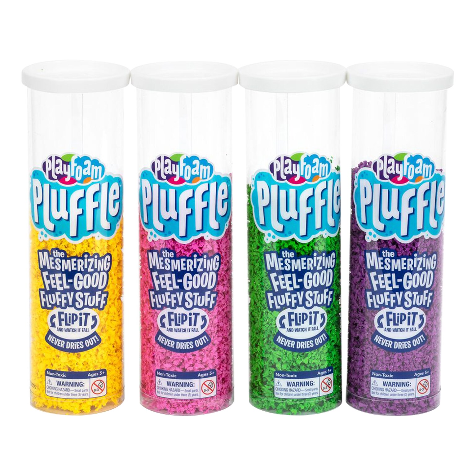 Playfoam Pluffle, Assorted Colors, 4/Pack (1942-A)