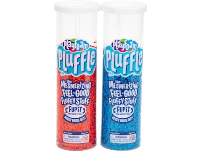 Playfoam Pluffle, Blue/Red, 2/Pack (EI-1941-A)