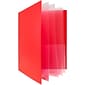 JAM Paper® Heavy Duty Plastic Multi-Pocket Folders, 10 Pocket Organizer, Red, 2/Pack (389MP10REJ)