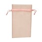 JAM PAPER Sheer Bags, Large, 5 12/ x 9, Baby Pink Pastel, Bulk 96 Bags/Box (SPC24K3B)