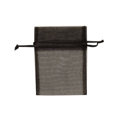 JAM PAPER Sheer Bags, X-Small, 3 x 4, Black, Bulk 96 Bags/Box (SPC10K20B)