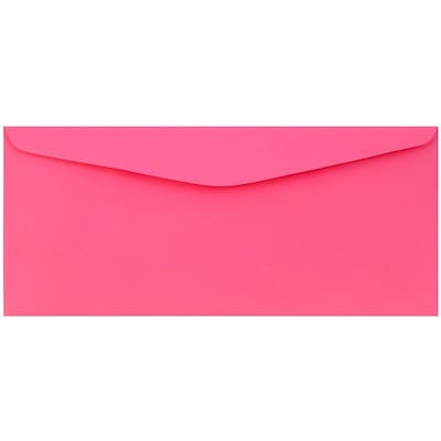 JAM Paper #9 Business Envelope, 3 7/8" x 8 7/8", Ultra Fuchsia Pink, 500/Box (1532895C)