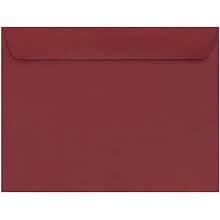 JAM Paper Booklet Envelope, 9 x 12, Dark Red, 250/Box (31511309H)