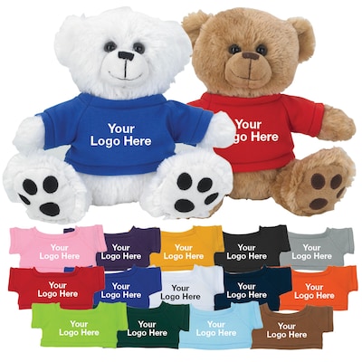 Custom Plush Big Paw Teddy Bear with Shirt