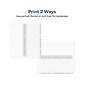 Avery Ready Index Customizable Table of Contents A-Z Tab Dividers, White Tabs, 6 Sets (11829)
