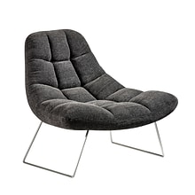 Adesso® Bartlett Fabric Chair, Dark Gray (GR2004-10)