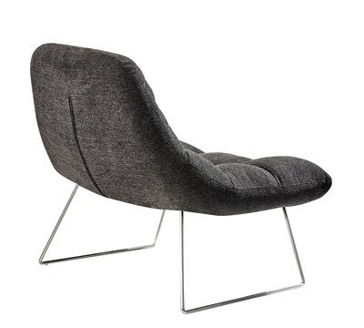 Adesso® Bartlett Fabric Chair, Dark Gray (GR2004-10)