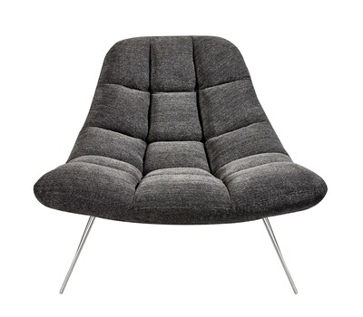 Adesso® Bartlett Fabric Chair, Dark Gray (GR2004-10)