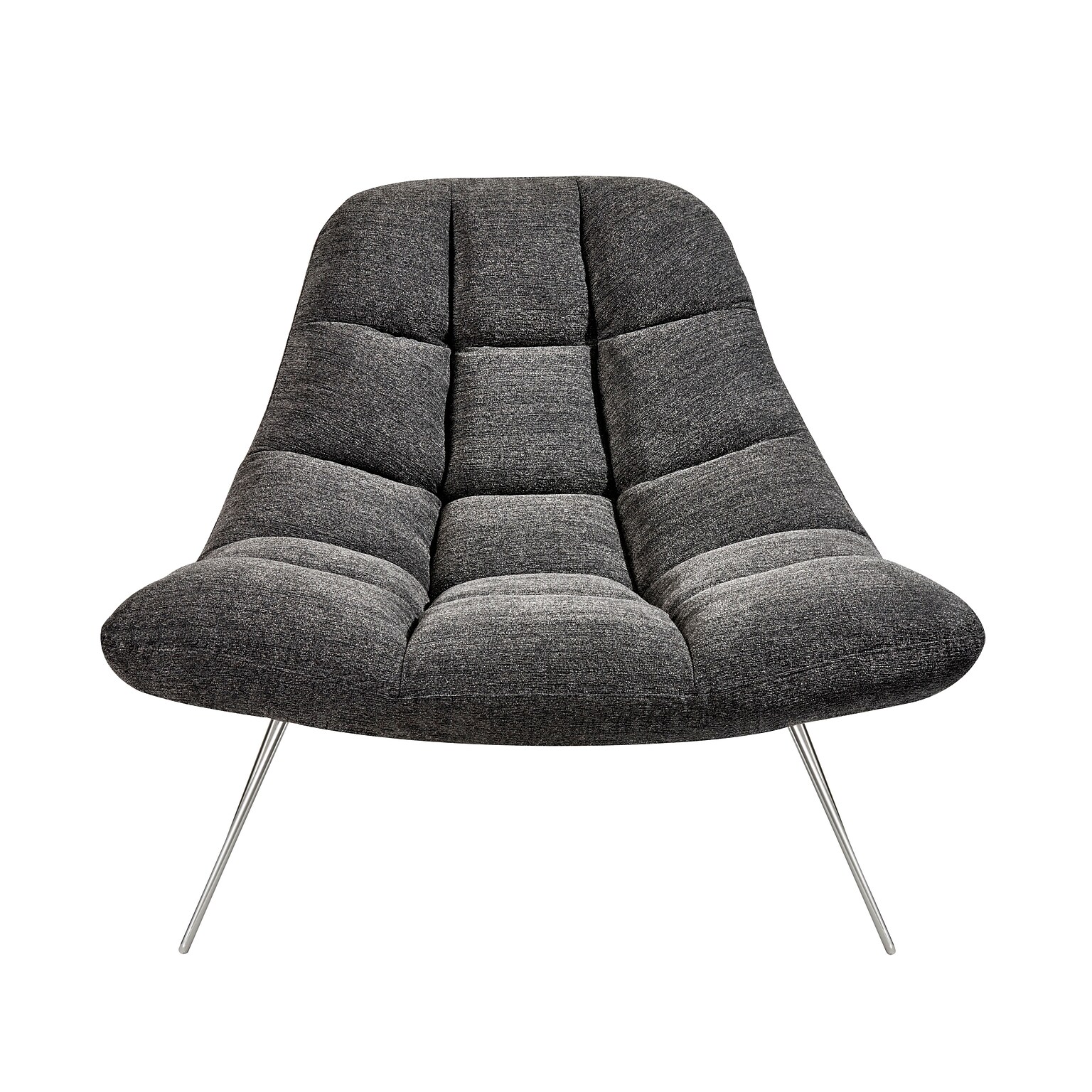 Adesso® Bartlett Fabric Chair, Dark Gray (GR2004-10)