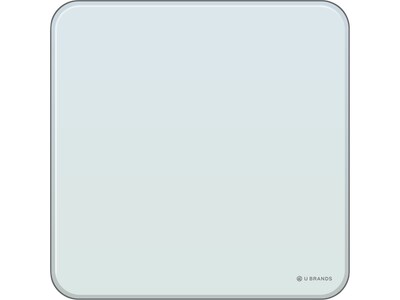 U Brands Glass Dry-Erase Whiteboard, 1 x 1 (2343U00-01)