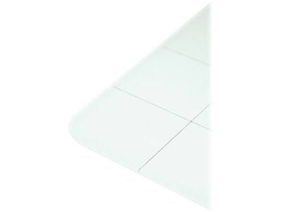 U Brands Cubicle/Wall Tempered Glass Dry-Erase Whiteboard, 2' x 1' (2341U00-01)