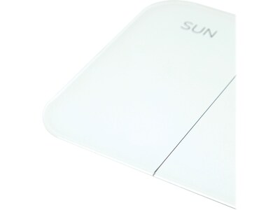 U Brands Cubicle Tempered Glass Dry-Erase Whiteboard, 1.7' x 0.4' (2342U00-01)