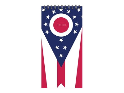 Undated TF Publishing 4 x 8.5 Planner, Ohio Daily Agenda, Multicolor (99-OHIODA)