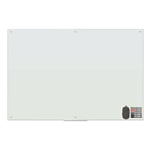 U Brands Glass Dry-Erase Whiteboard, 6 x 4 (3974U00-01)