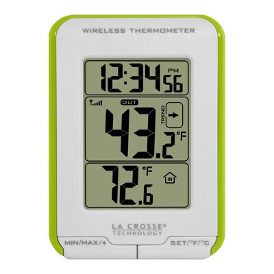 La Crosse Technology Wireless thermometer with Trend, Green (308-1410GR)