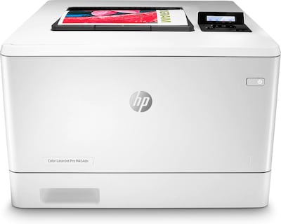 HP LaserJet Pro M454dn USB & Network Ready Color Laser Printer with Duplexing, White (W1Y44A#BGJ)