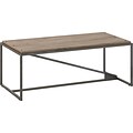 Bush Furniture Refinery 47.99 x 24.02 Coffee Table, Rustic Gray/Charred Brown (RFT148RG-03)