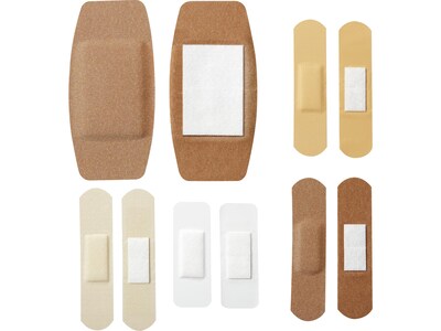 Curad Variety Pack Assorted Adhesive Bandages, 200/Pack (CUR0800RB)