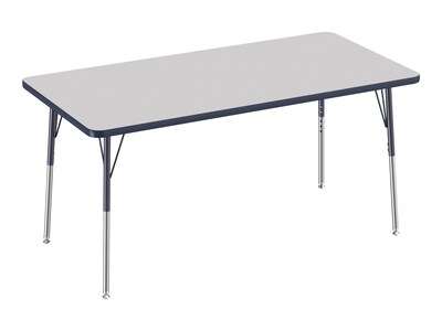 Factory Direct Partners Activity 60 Rectangular Table Gray/Navy (10023-GYNV)