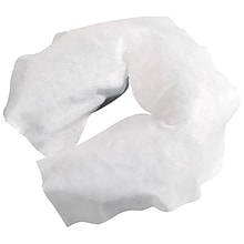 Master Massage Natural White Disposable Face Pillow Covers, 100/Pack (94106)