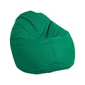 SoftScape Dew Drop Faux Leather Bean Bag Chair, Green (10479-GN)
