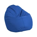 SoftScape Dew Drop Faux Leather Bean Bag Chair, Blue (10479-BL)