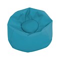 SoftScape Classic Junior Faux Leather Bean Bag Chair, Teal (10477-TL)