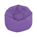 SoftScape Classic Junior Faux Leather Bean Bag Chair, Purple (10477-PU)