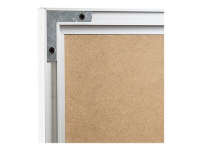 U Brands 4N1 Cork & Dry-Erase Whiteboard, Aluminum Frame, 3' x 2' (3891U00-01)