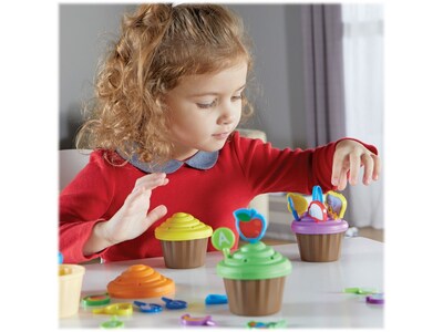 Learning Resources ABC Party Toppers, Assorted Colors, 64 Pieces/Set (LER6804)