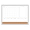 U Brands 4N1 Magnetic Cork & Dry-Erase Calendar Whiteboard, Aluminum Frame, 2 x 1.5 (3890U00-01)