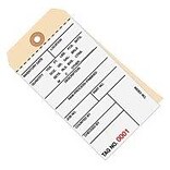 #8 2-Part Carbonless Inventory Tags #1000 - 1499 - Unwired (500/case)