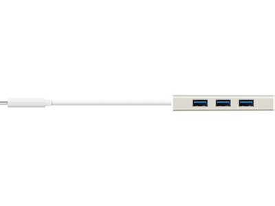 j5create 3-Port USB-C Hub, Silver (JCH347)