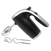 Better Chef 5-Speed 150-Watt Hand Mixer Black w/ Silver Accents (IM-814B)