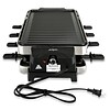 Nutrichef Raclette Grill Two-Tier Party Cooktop Black