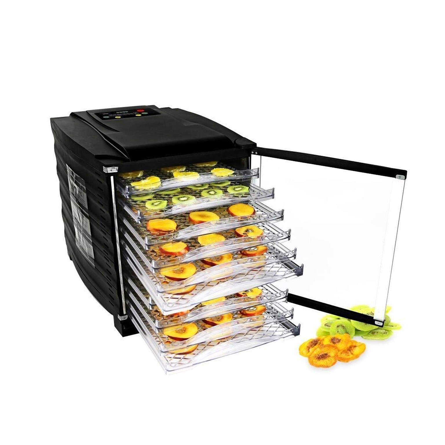 Nutrichef Multi-Tier Digital Food Dehydrator, Black (PKFD58)