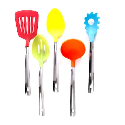Gibson 5 pc Multicolored Kitchen Tool Set (93597257M)