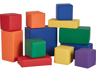 SoftScape Big Block Set Assorted Colors, 12/Pack (10417-AS)