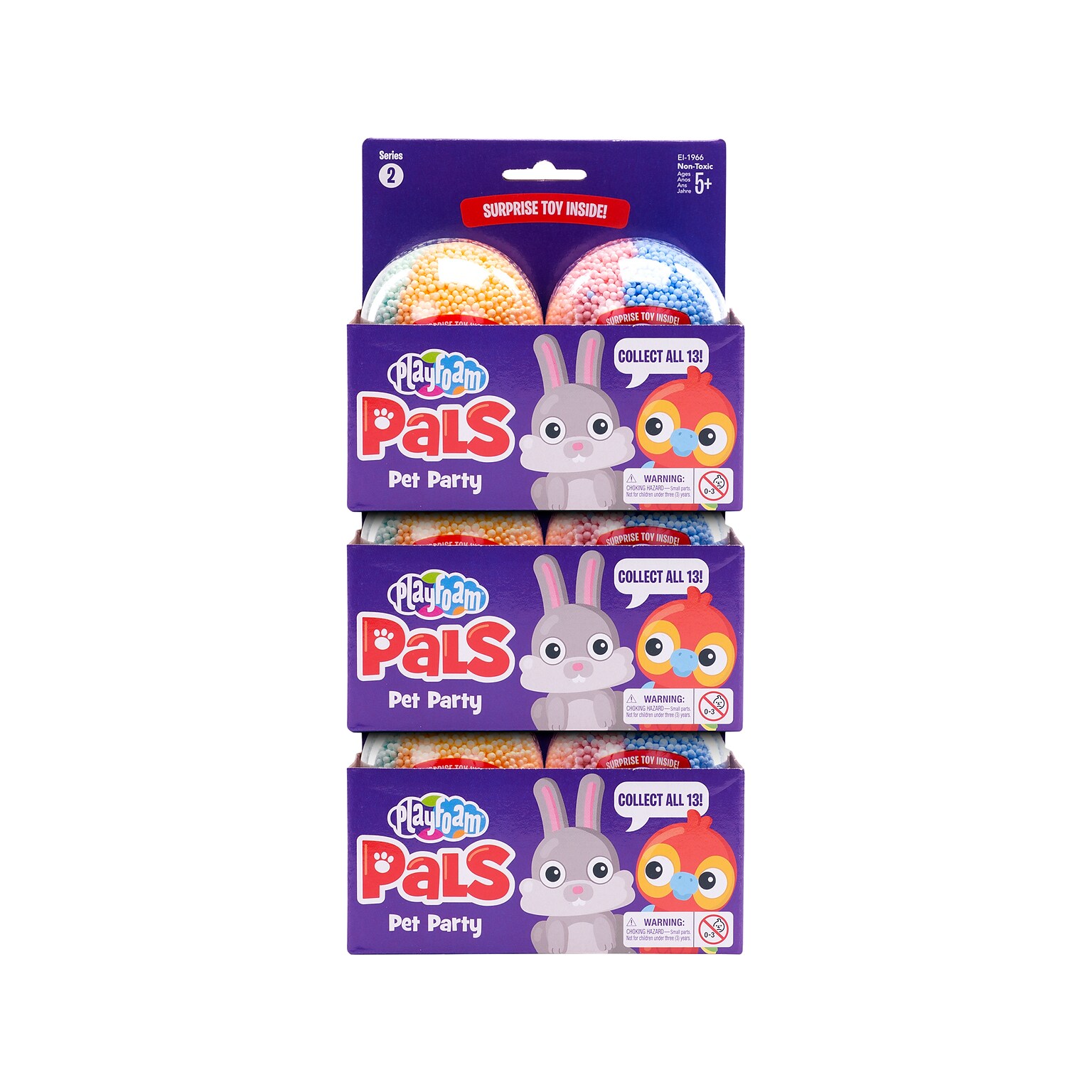 Playfoam Pals Series 2 Pals Pet Party, Assorted Colors, 6/Pack (1964)