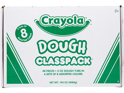 Crayola Molding Dough, Assorted Colors, 48/Box (57-0174)
