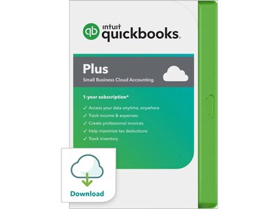 Intuit QuickBooks Online Plus 2020 for 1 User, Windows, Mac, Android, IOS, Download (0607092)