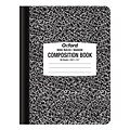 Oxford Composition Book, 9 3/4 x 7 1/2, Wide Ruled, 60 Sheets, Black Marble (94122)