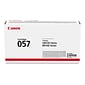 Canon 057 Black Standard Yield Toner Cartridge, Prints Up to 3,100 Pages (3009C001)