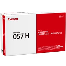 Canon 057H Black High Yield Toner Cartridge, Prints Up to 10,000 Pages (3010C001)