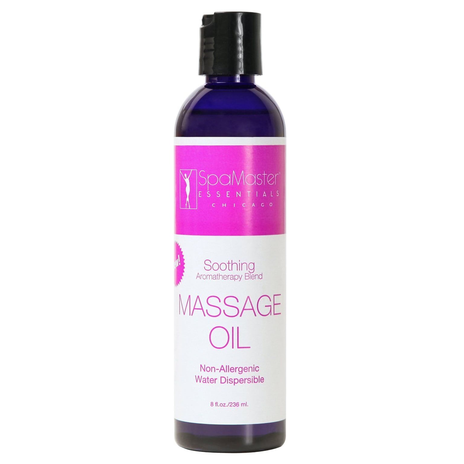 Master Massage Aromatherapy Natural Massage Oil, 8 oz. (30555)