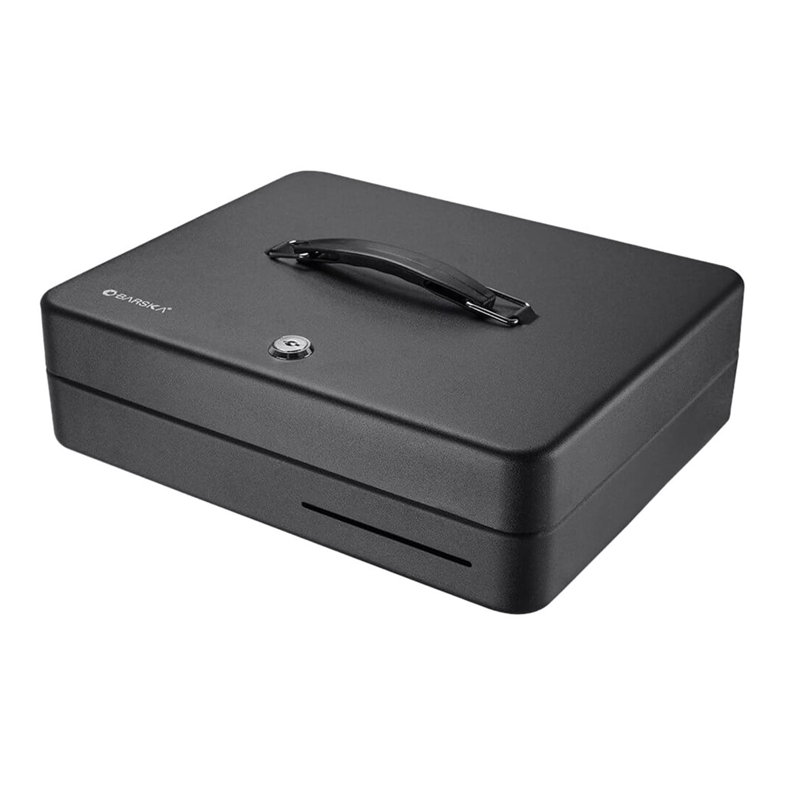 BARSKA Standard Cash Box, Black (CB13052)